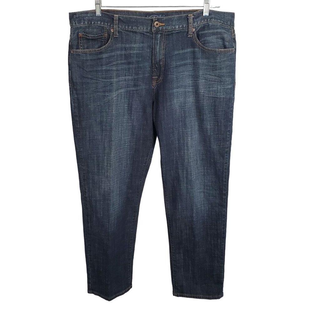 Lucky Brand Mens Size 40 x 30 Jeans Denim 221 Original Straight Stretch 5 Pocket